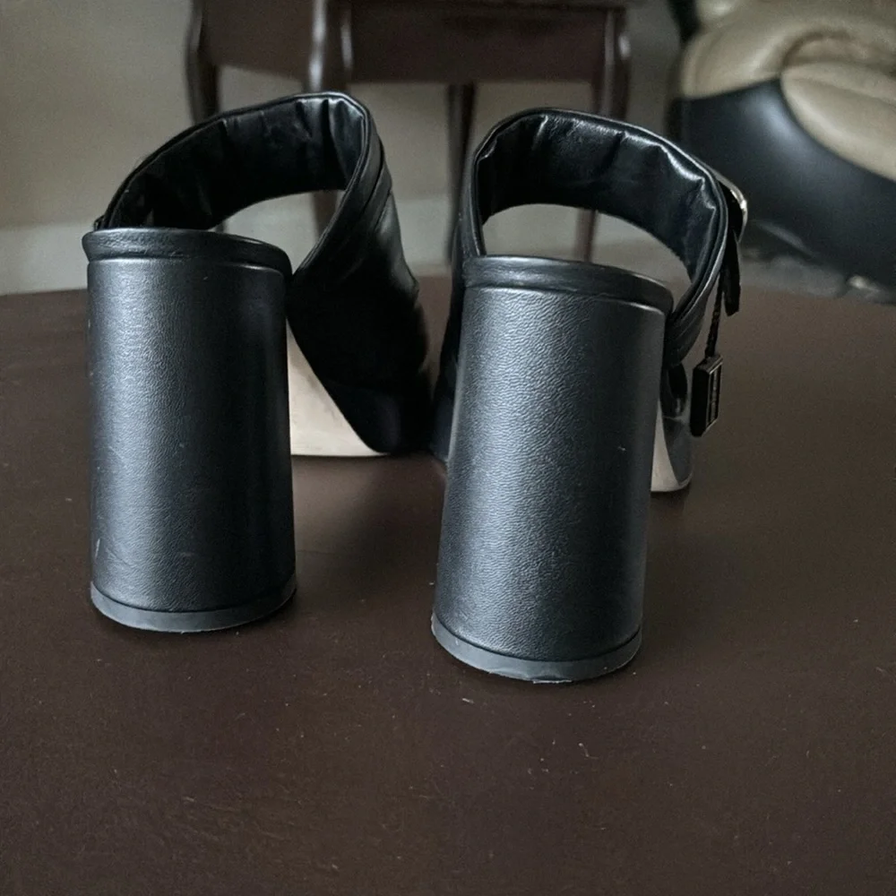 Napoleoni Made in Italy Black Circular Heel - Picture 4 of 9